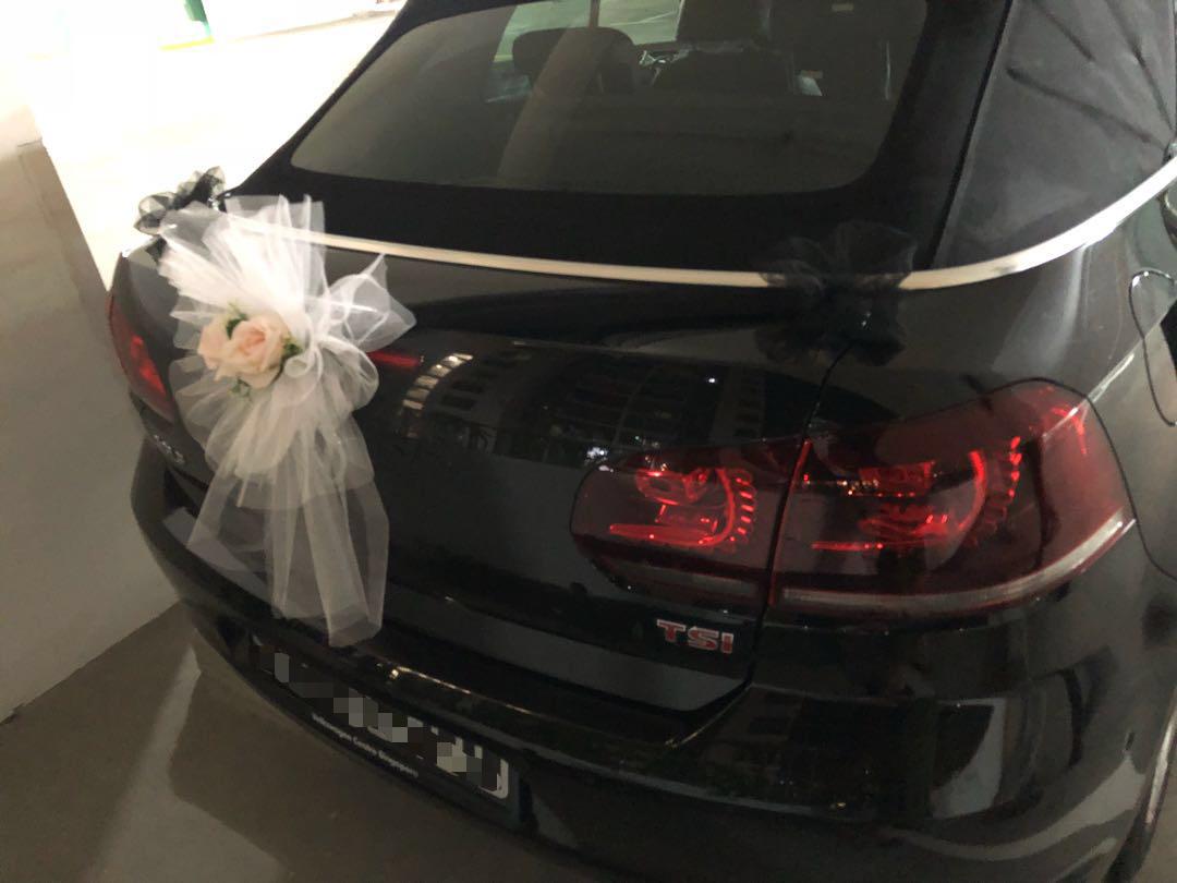 VW Golf Wedding Car