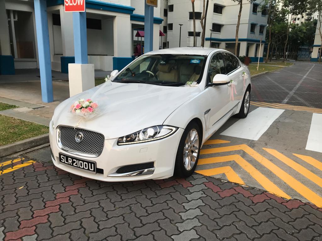 Jaguar XF wedding car