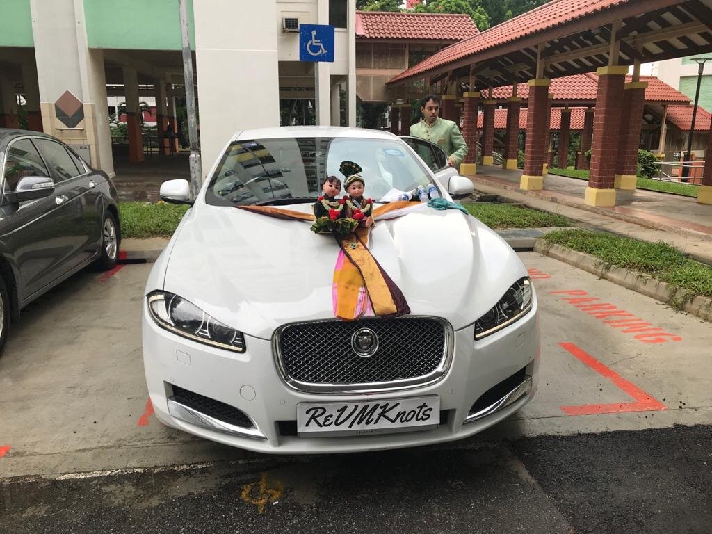 Jaguar XF for an indian wedding