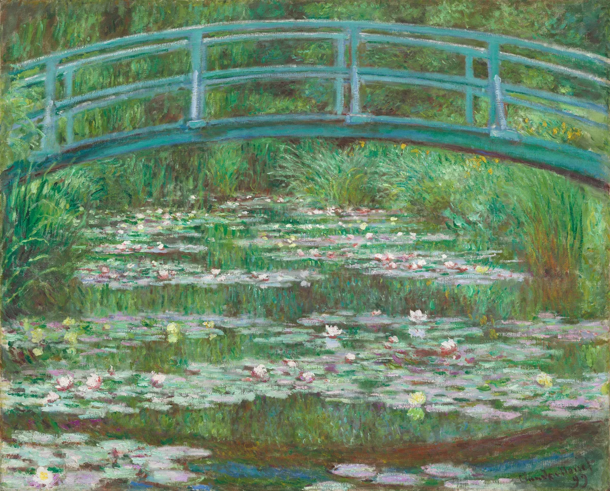 Claude Monet, The Japanese Footbridge, 1899, National Gallery of Art Washington