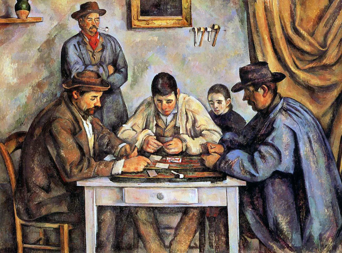 Les joueurs de cartes , Paul Cezanne, 1839–1906, Barnes Foundation