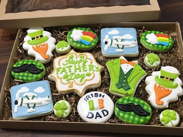 Thank you so much Nicole Manning, I Hope your Dad had a wonderful Father&rsquo;s Day!! #irishcookies #fathersdaycookies  #cookies #royalicing #decoratedcookies #sugarcookies #sweetlyinspired #cupcakes #cakes #TampaSmallBusiness #supportsmallbusiness 