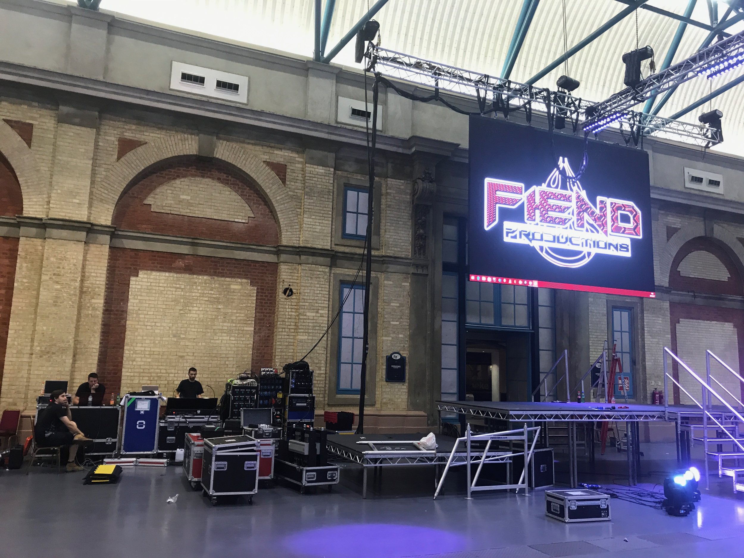 Fiend production on LED screen as a test.