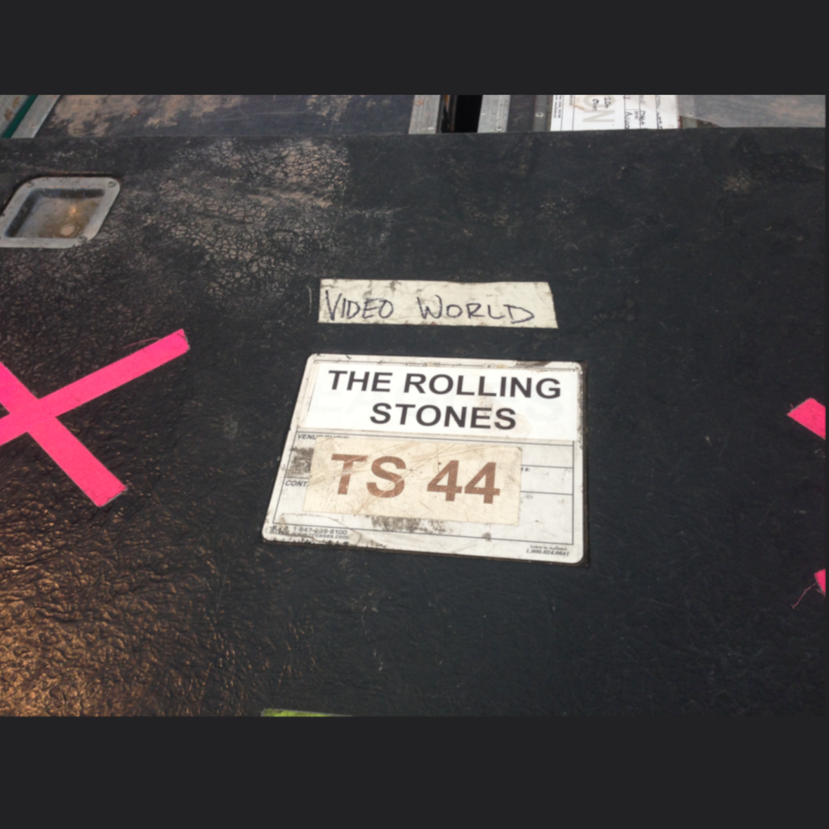 a rolling stones tour sticker