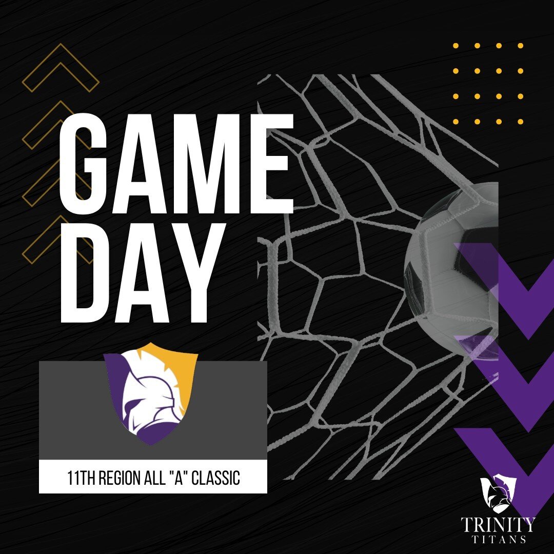 Wishing our Varsity Men's Soccer Team good luck as they play in the 11th Region All &quot;A&quot; Classic tonight! Go, Titans!! ⚽📣 Cheer them on in the comments below!