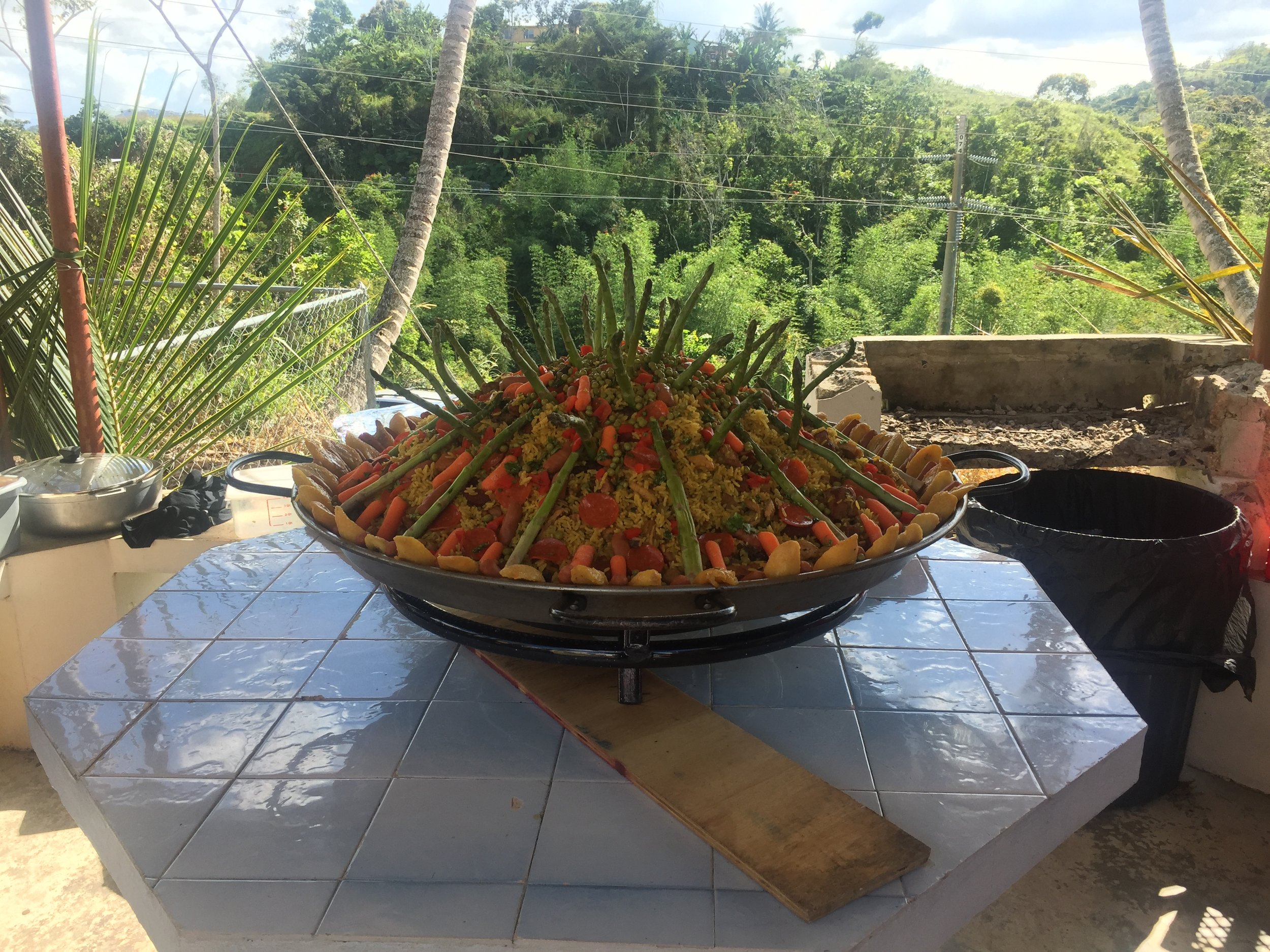 Lunch is served in corcovada