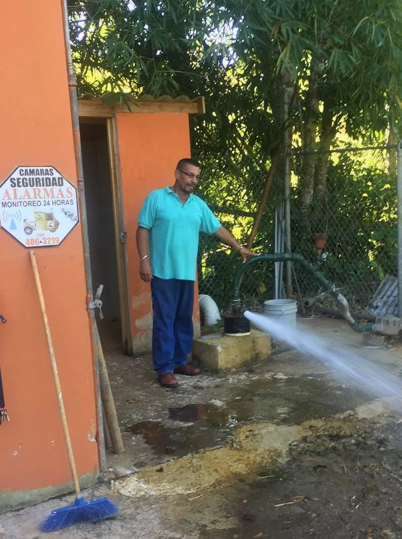 Water system in Corcovada
