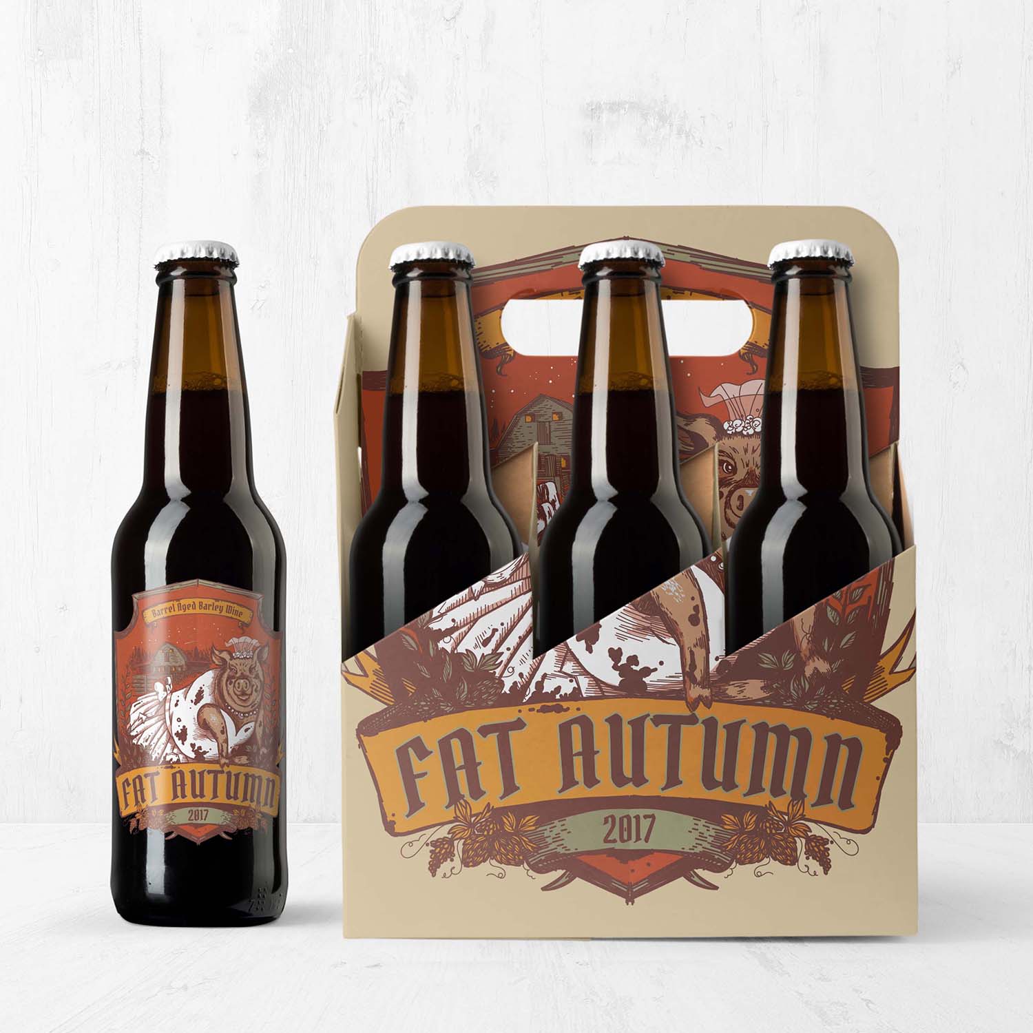 Fat Autumn Label design