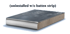 • Single unpierced layer of sheet lead • Lead Lined Sheet is flush with the edge