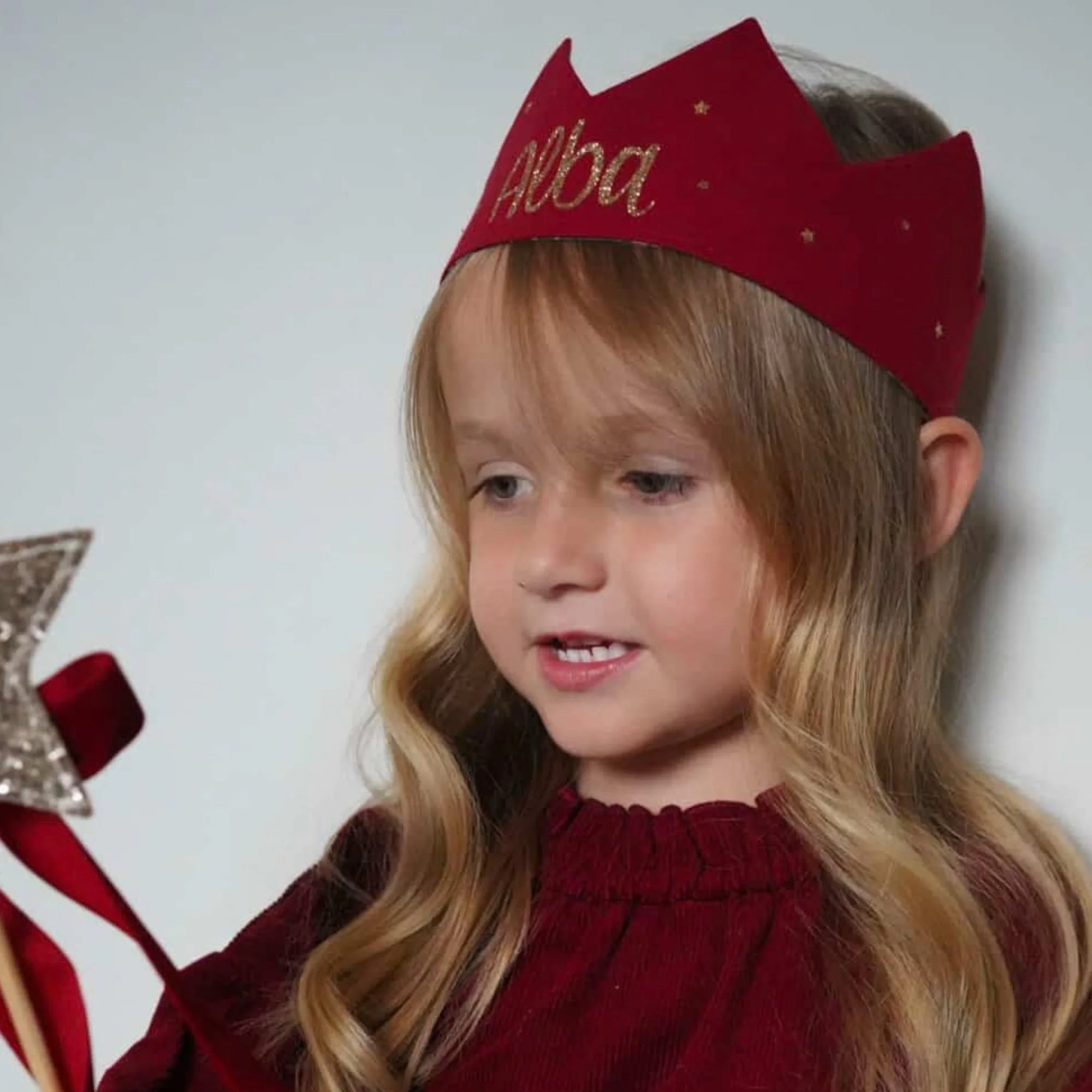 Handmade Personalised Christmas Reversible Crown