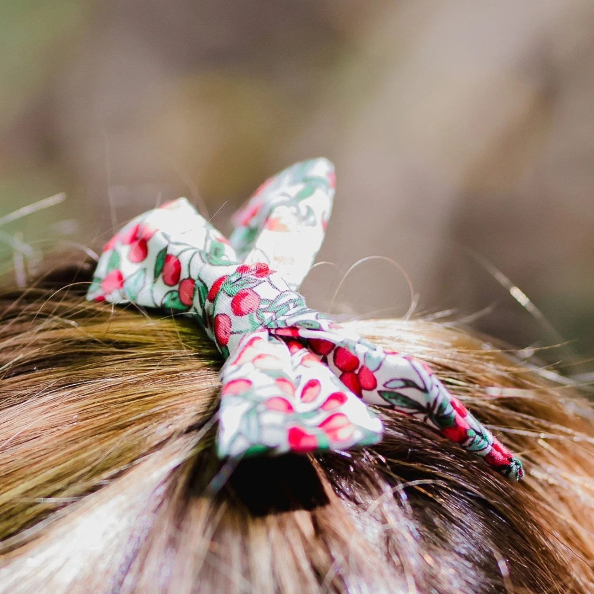 Girl's Handmade Christmas Hairbow