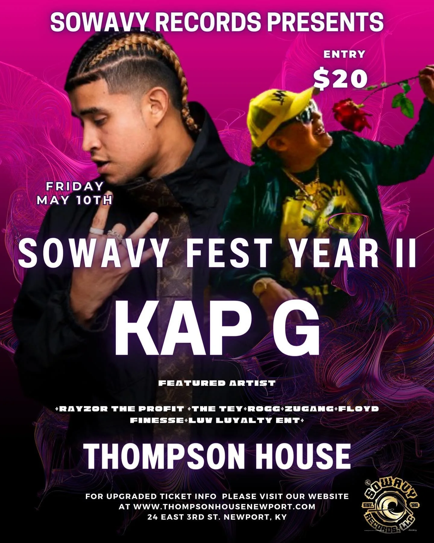 🇲🇽 Just Announced @therealkapg  May 10th, 2024!! Tickets at Thompsonhousenewport.com