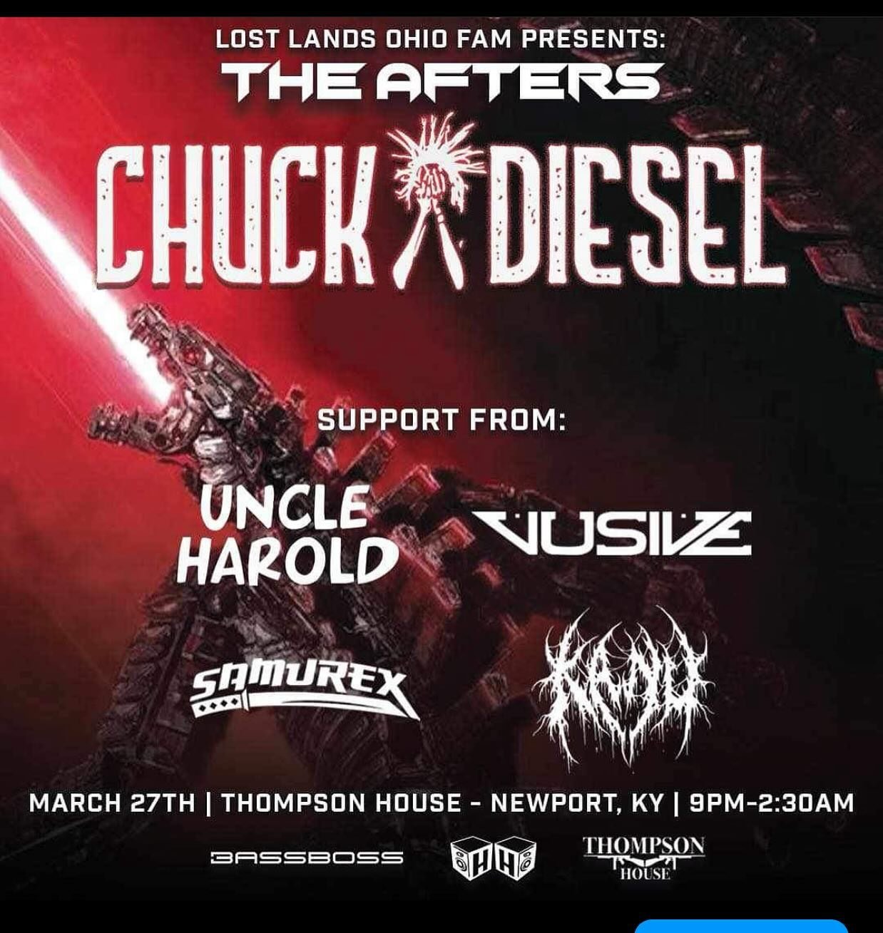 This Wednesday 3/27 @lost_lands_ohio_fam presents The Afters w/ @chuckdiesel__