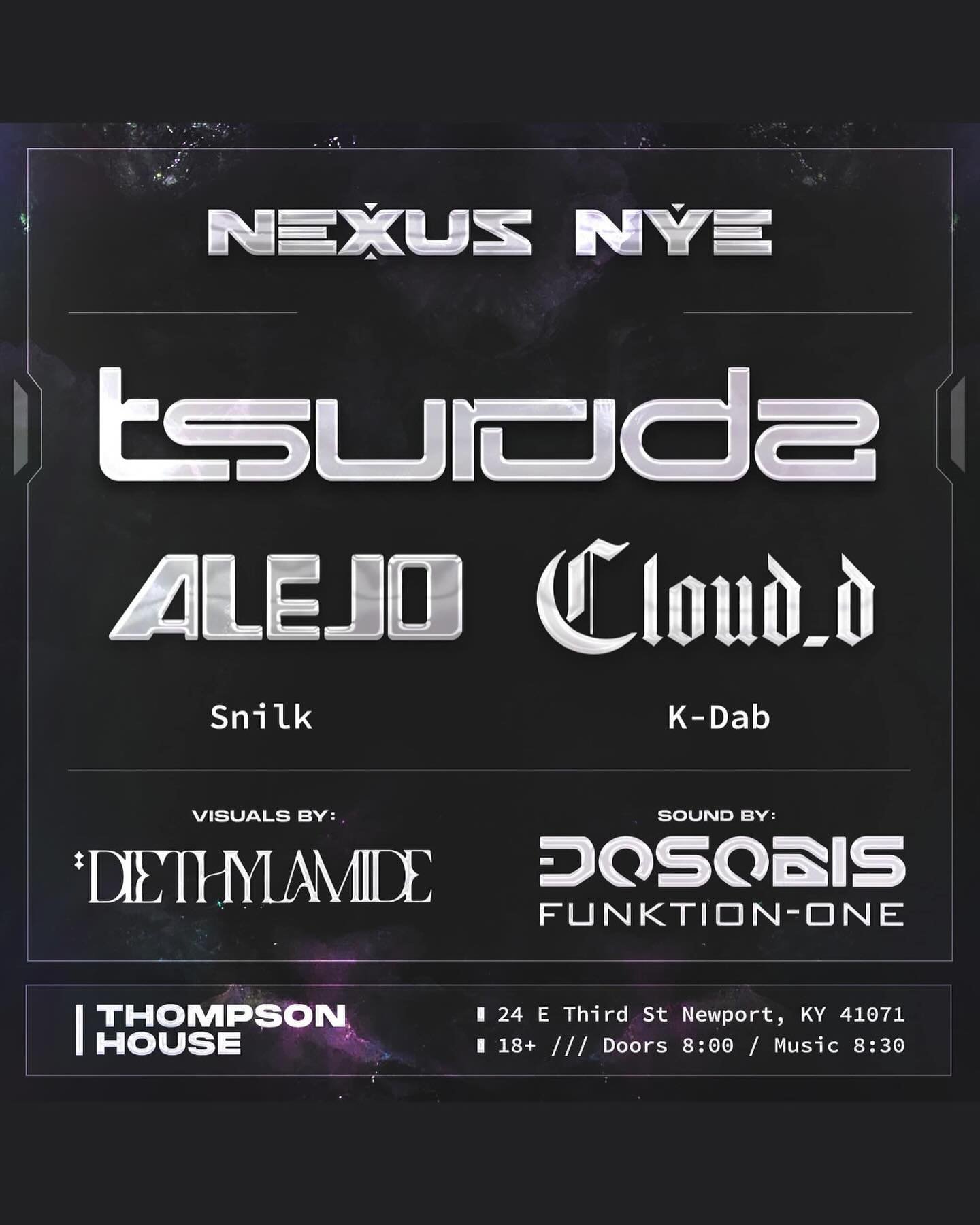 🎉🎉 We have a great NYE In Store for all who attend this show tonight! Swipe for Set Times!