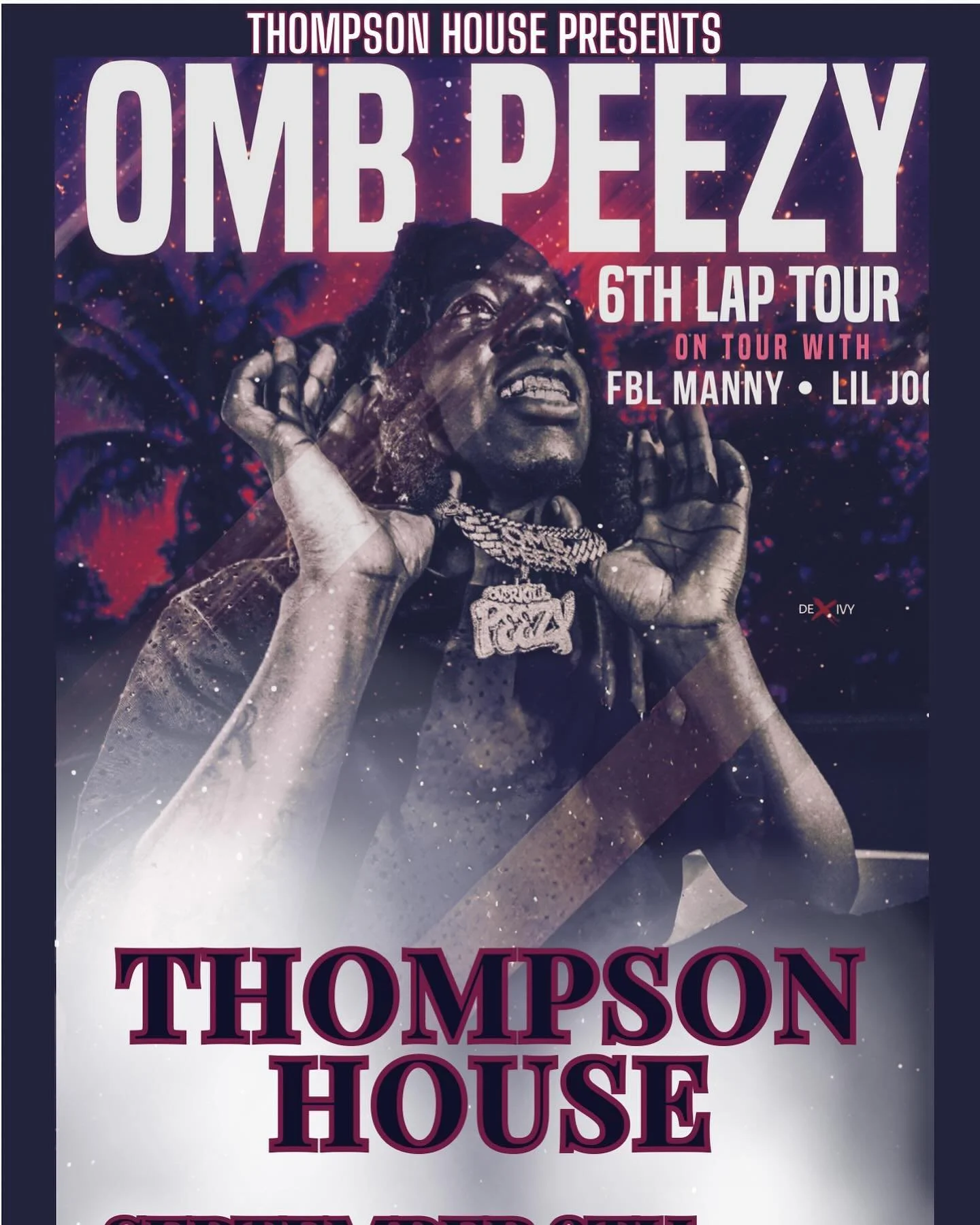 🚨🚨Just Announced, Thompson House Welcomes @omb_peezy  on Sept. 8th. Tickets Available now at Thompsonhousenewport.com
