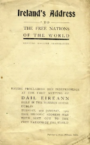 Ireland's Address to the Free Nations of the World, 1919