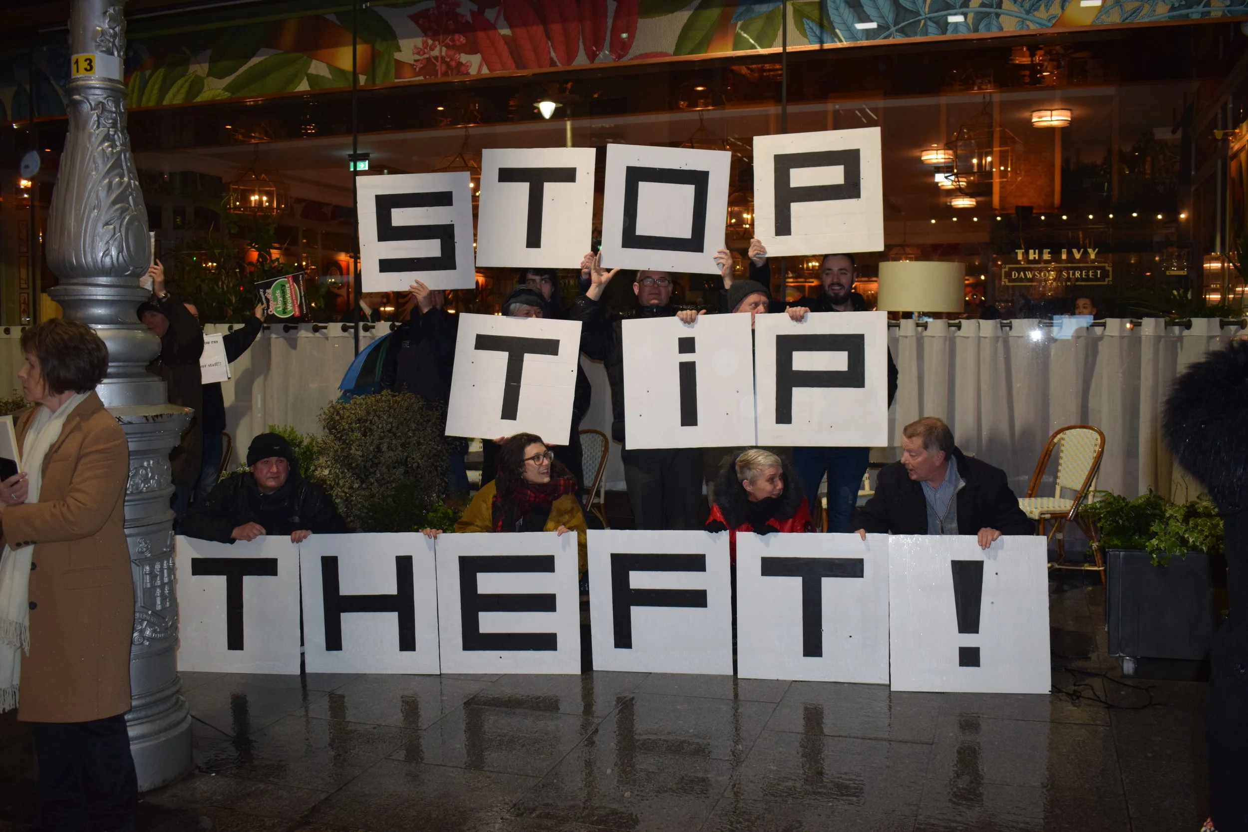 Ivy Tip Theft Met With Flash Protest In Dublin