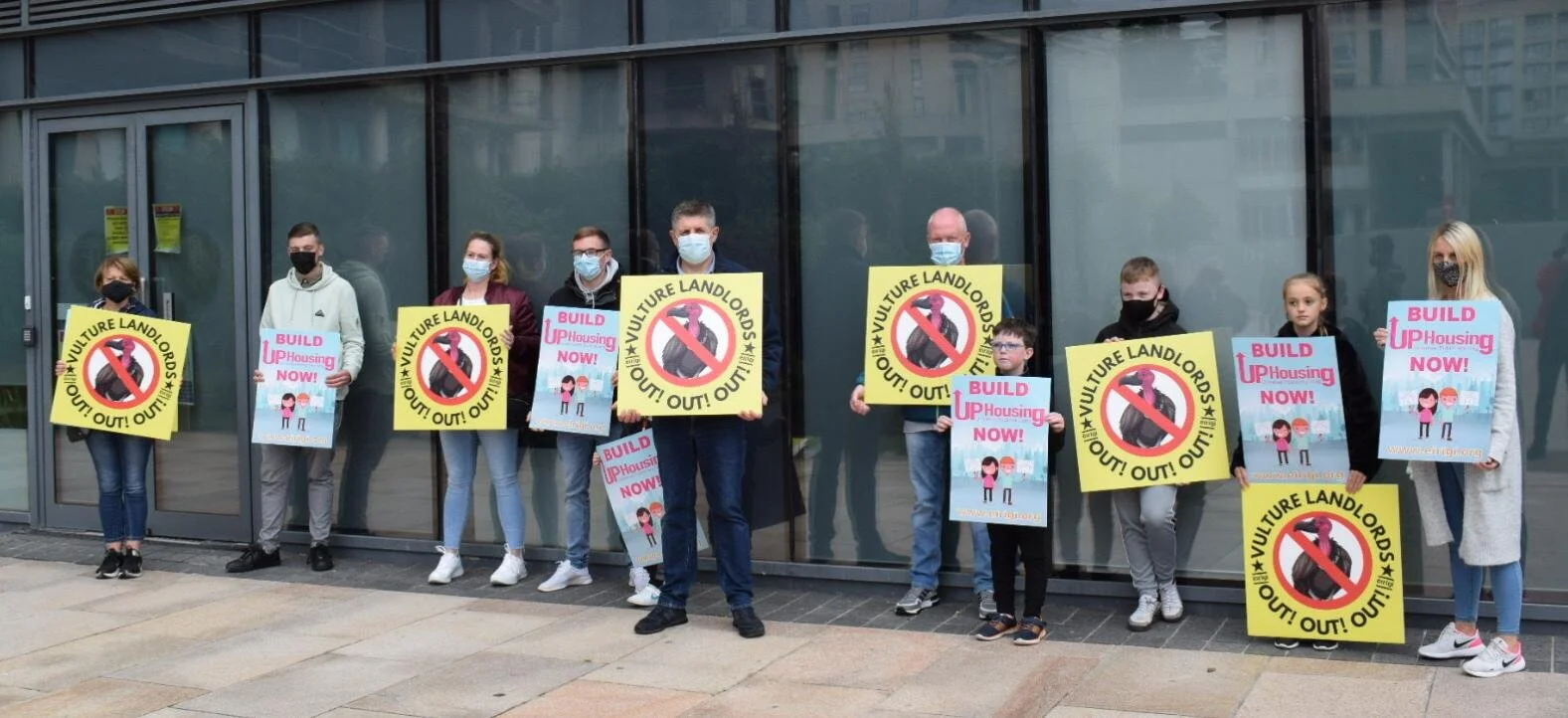 Éirígí Protest At Sandyford IRES Office