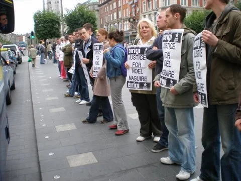 Photos From Noel Maguire Protest