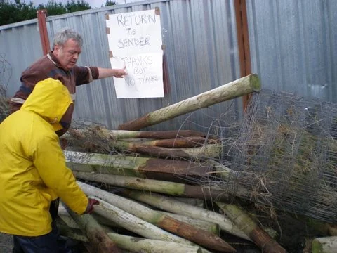 Shell’s Fences Taken Down And Returned To Sender!