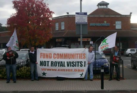 Fund Communities – Not Royal Visits!