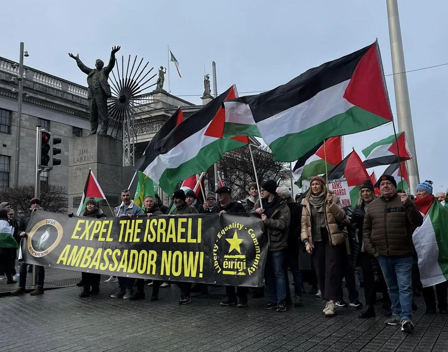 Éirígí And The 1916 Societies March For Palestine