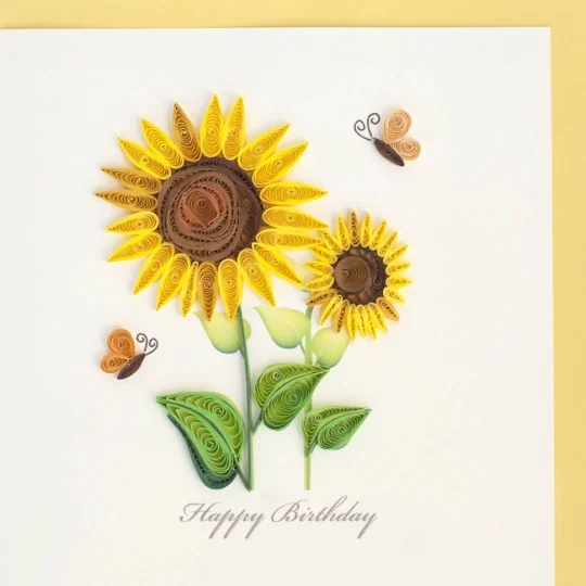 Sunflowers Happy Birthday Card