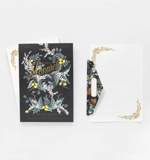 Monarch Writing Pad + Envelopes