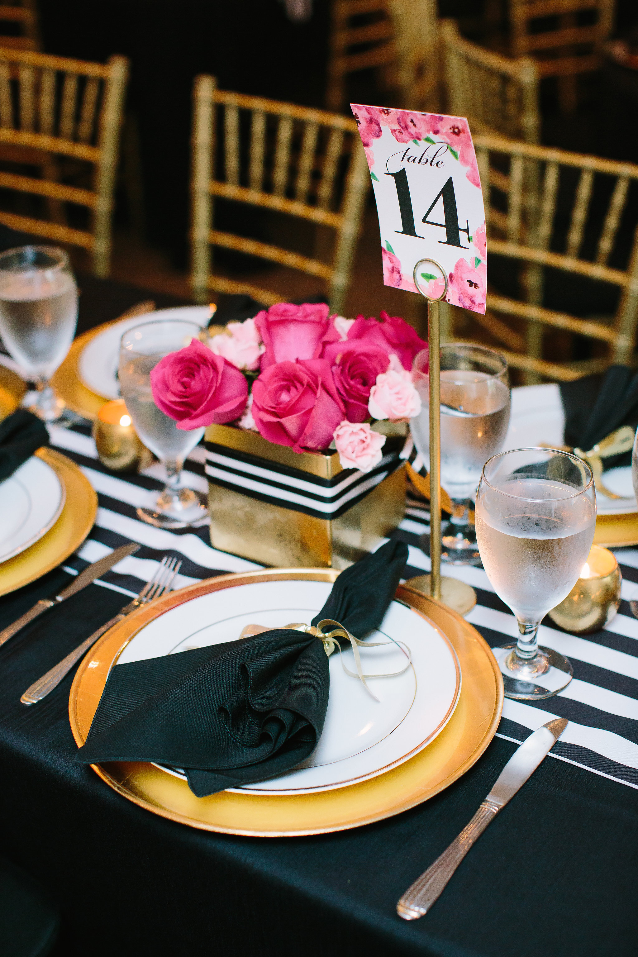 Keisha + Chris's Southern Wedding with Bold Lines and Bright Florals ...