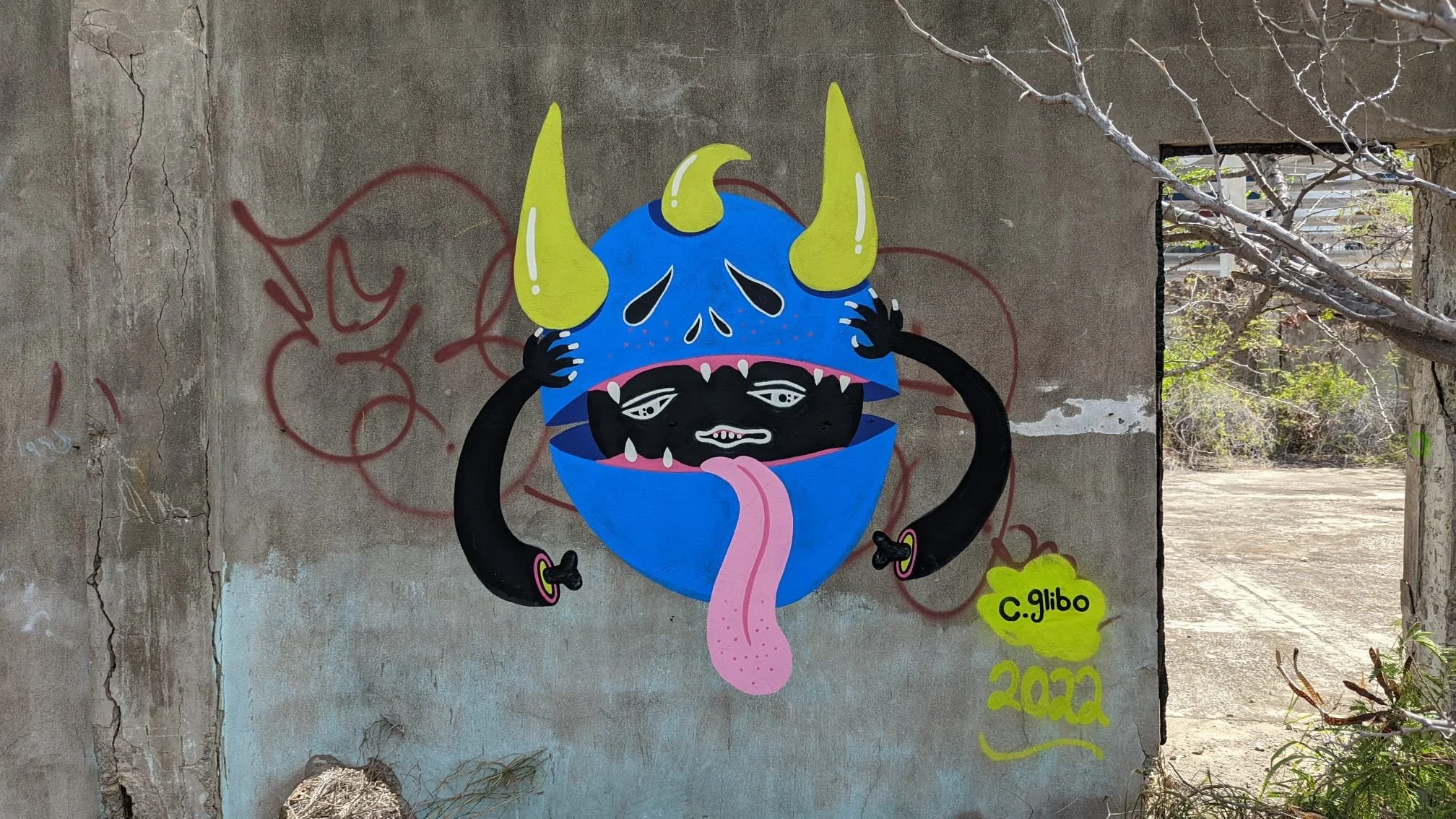    surprise    (Location Undisclosed), Playa de Ponce, Puerto Rico  2022  5 ft x 12 ft 