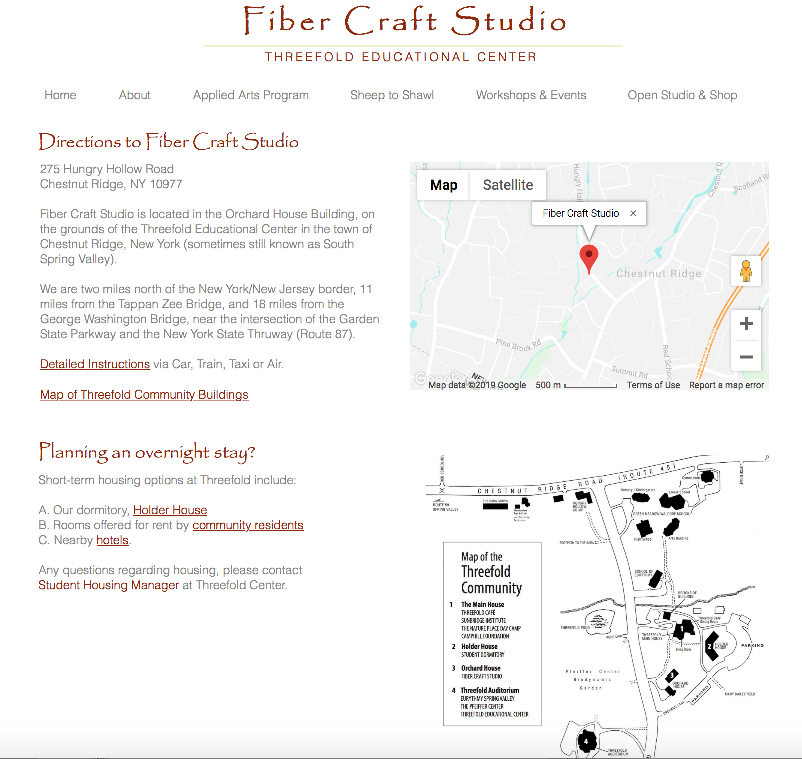 FCS Directions Page