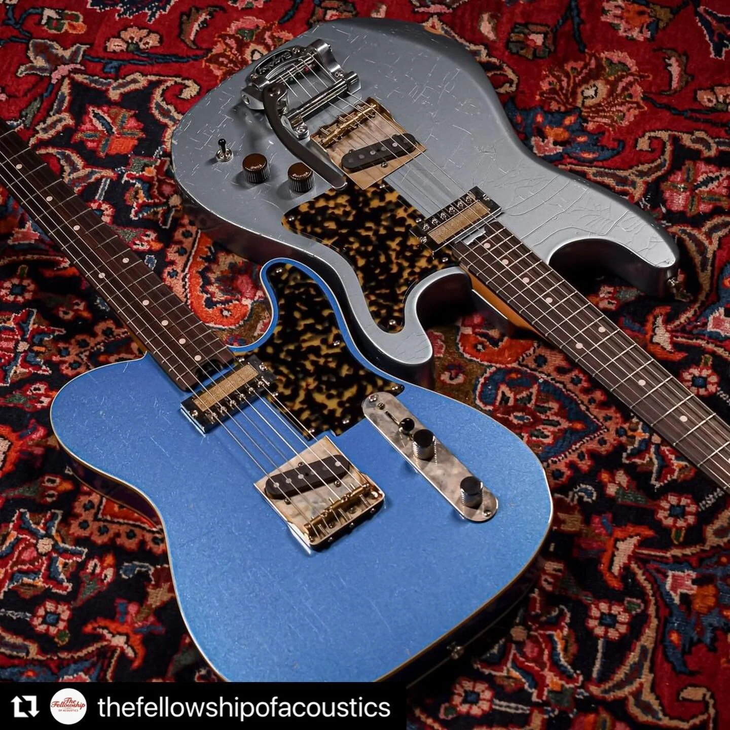 ❤️ #Repost @thefellowshipofacoustics 
・・・
🎸 @kitharaguitars are a rather new addition to our store, but they're already becoming a TFOA-classic. These are the two newest we've received. On the left an Astral, on the right a Harland. 
What we really