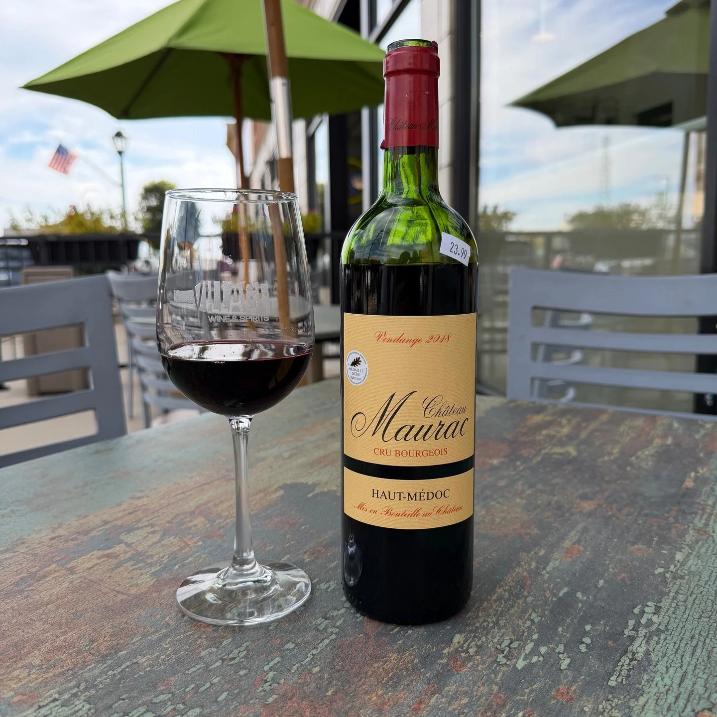 WINE OF THE WEEK! This blend of Merlot and Cab is a pure expression of Bordeaux breed and finesse. Now tasting at Village Wine all week!