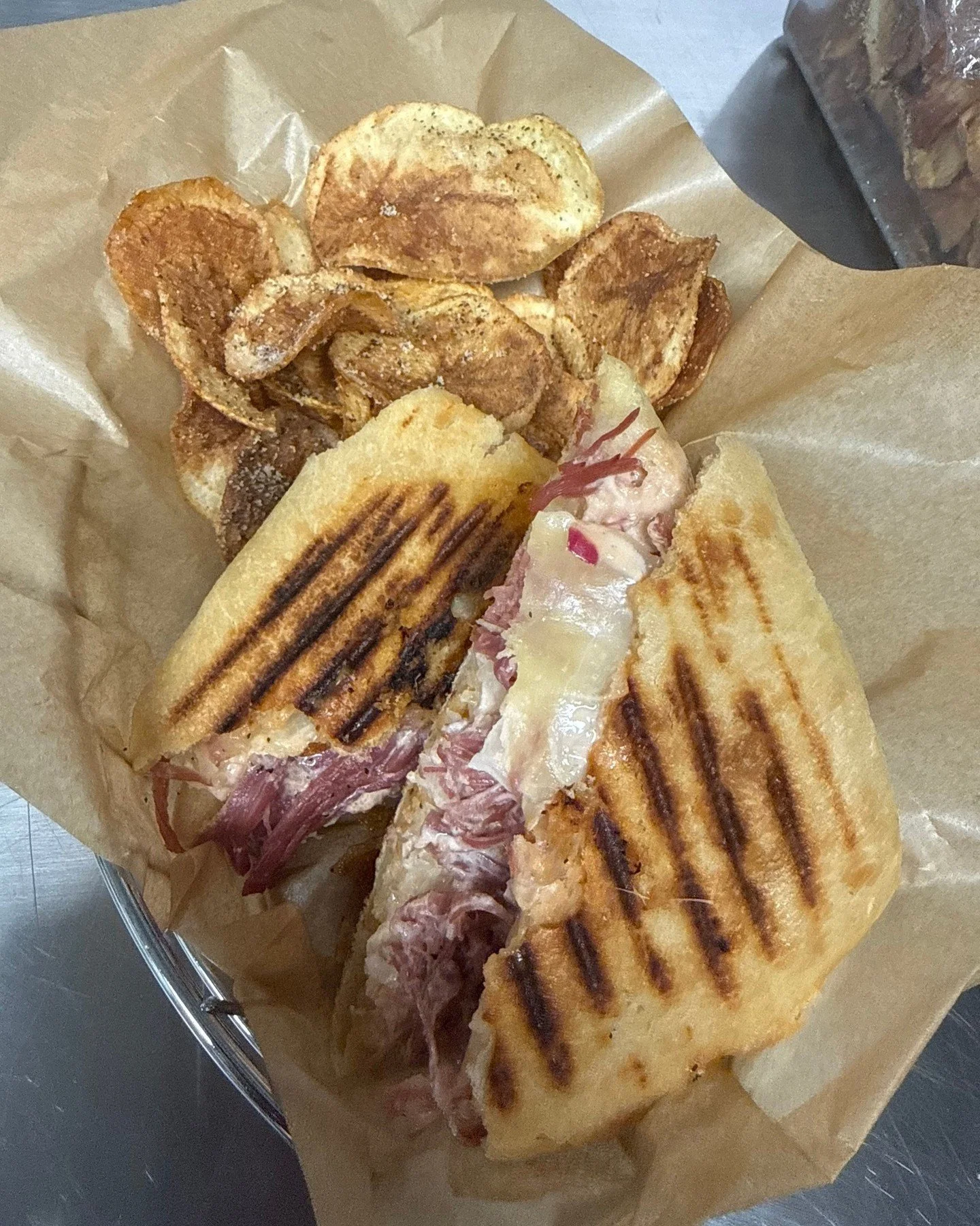 Two special sandwiches available for St Pats weekend at the Bistro!

Reuben: A classic deli favorite stacked with tender corned beef, tangy sauerkraut, melted provolone cheese, and creamy house made Thousand Island dressing, grilled on buttery toaste