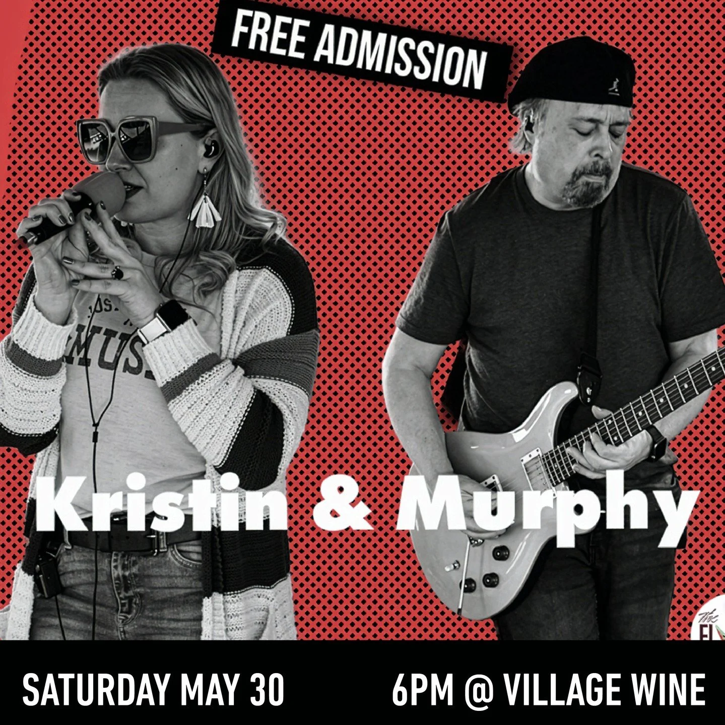 Join us this Saturday for Kristin &amp; Murphy (of the Flynts) live in the Register Room! No cover!