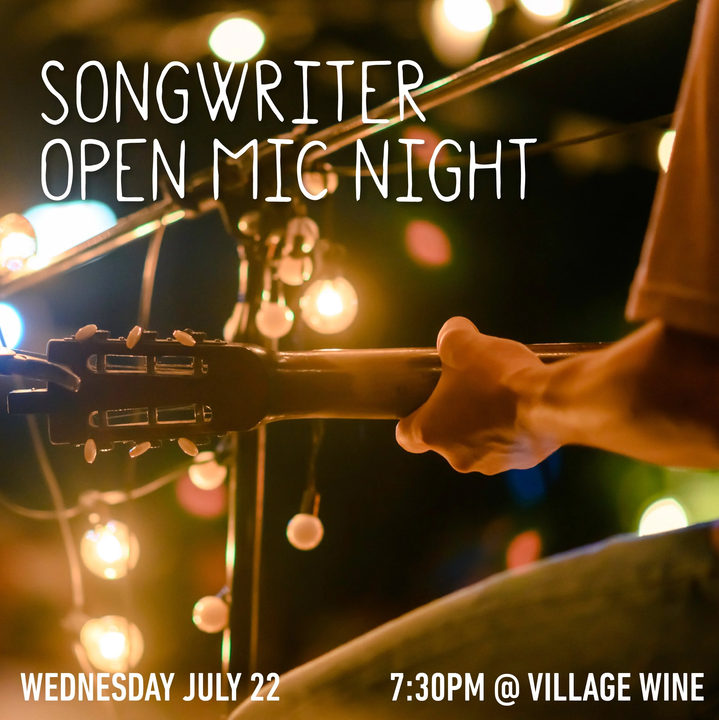 Songwriter Open Mic