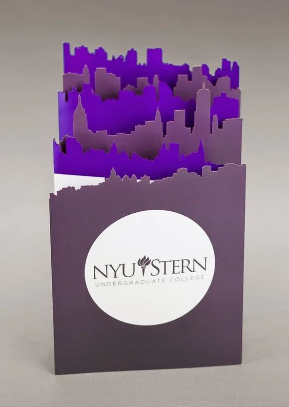 Die-cut Piece—NYU Stern Undergrad