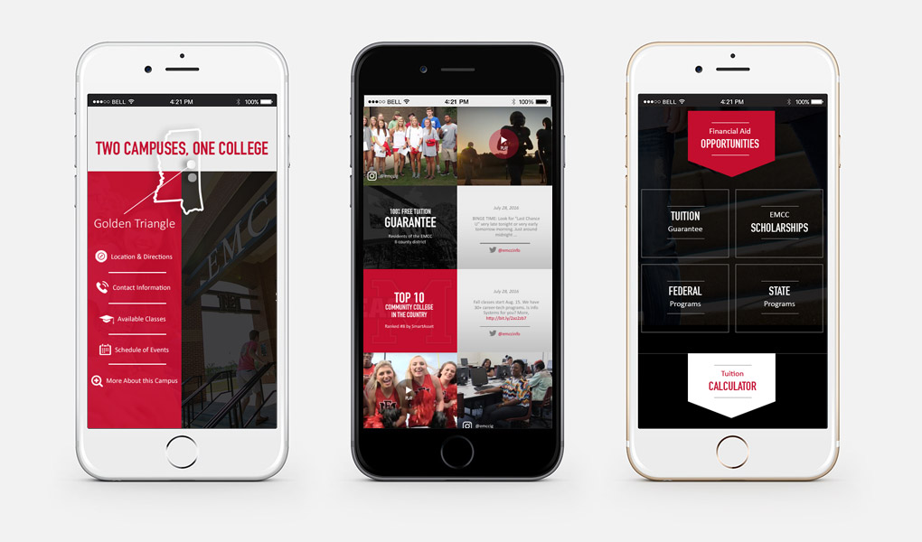 Website — mobile view