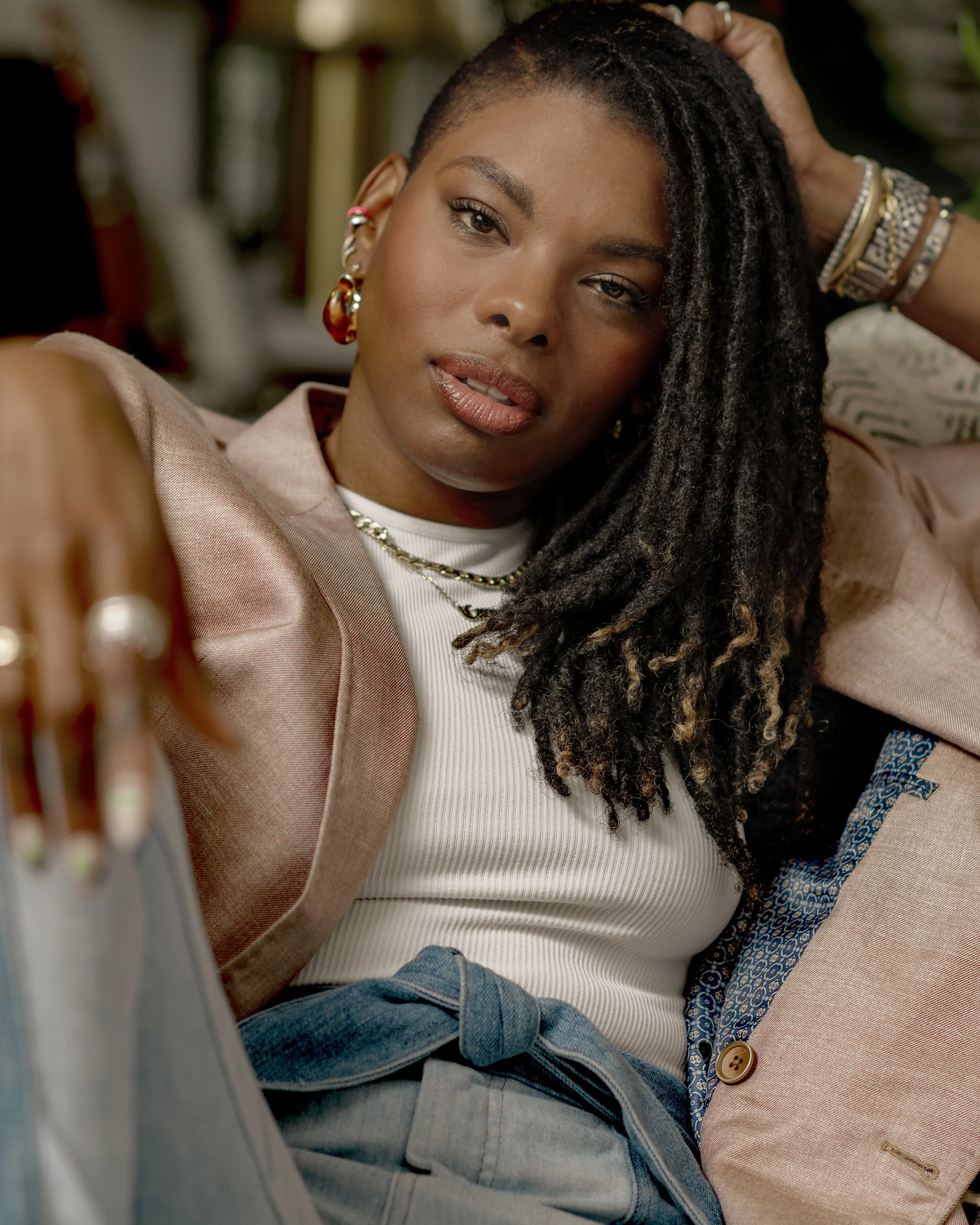 Carmeon Hamilton HGTV star in her home in Memphis, Tennessee photographed for Insider magazine