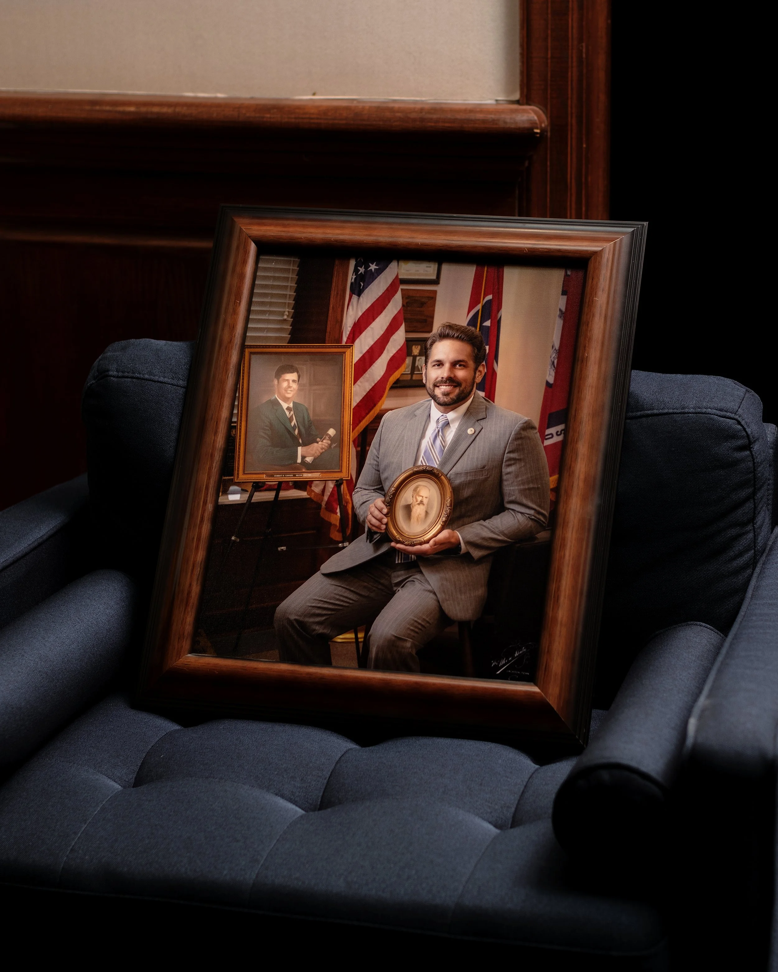 Scott Conger, mayor of Jackson, Tennessee, photographed for The New York Times