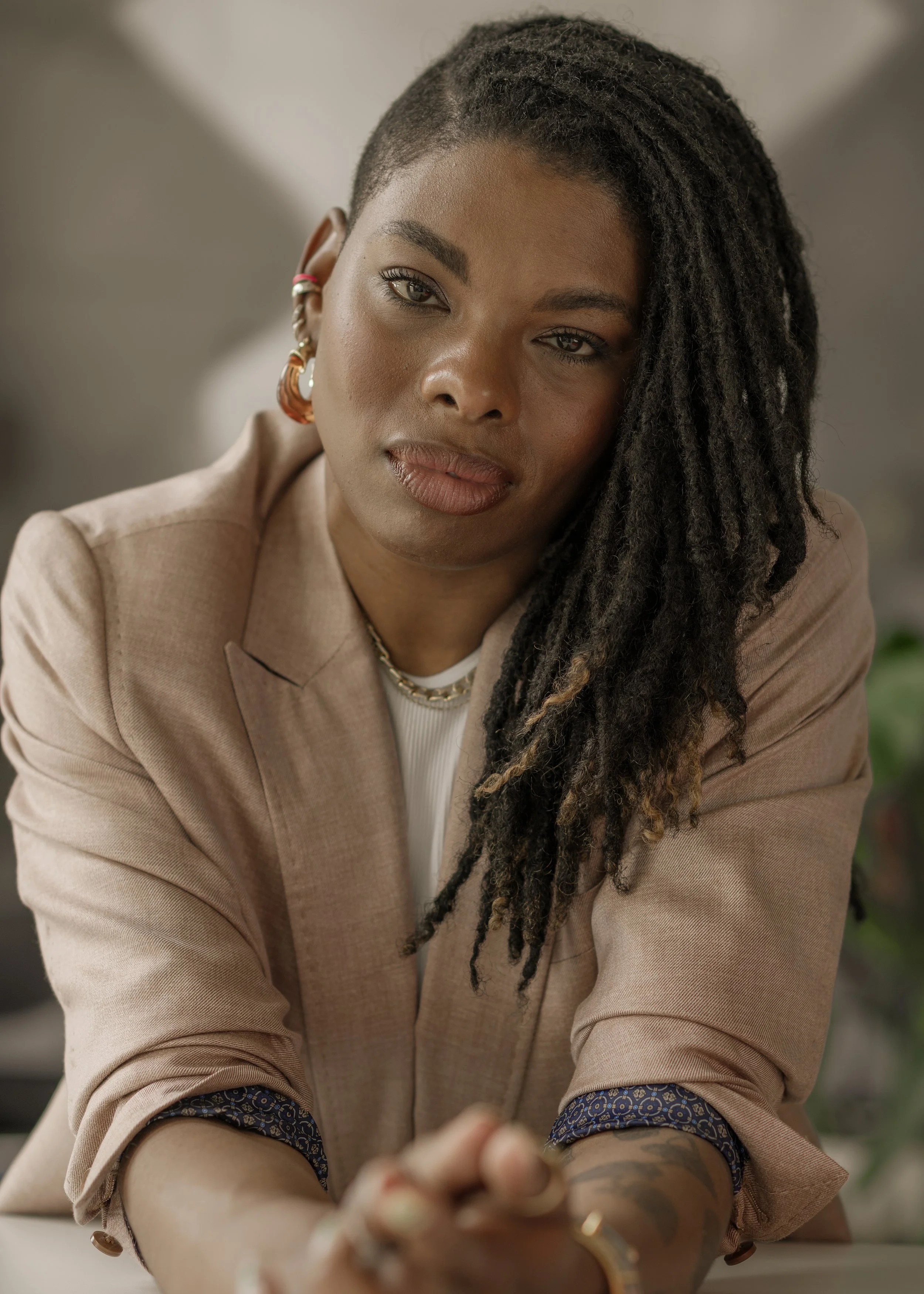 Carmeon Hamilton HGTV star at her home in Memphis, Tennessee photographed for Insider magazine