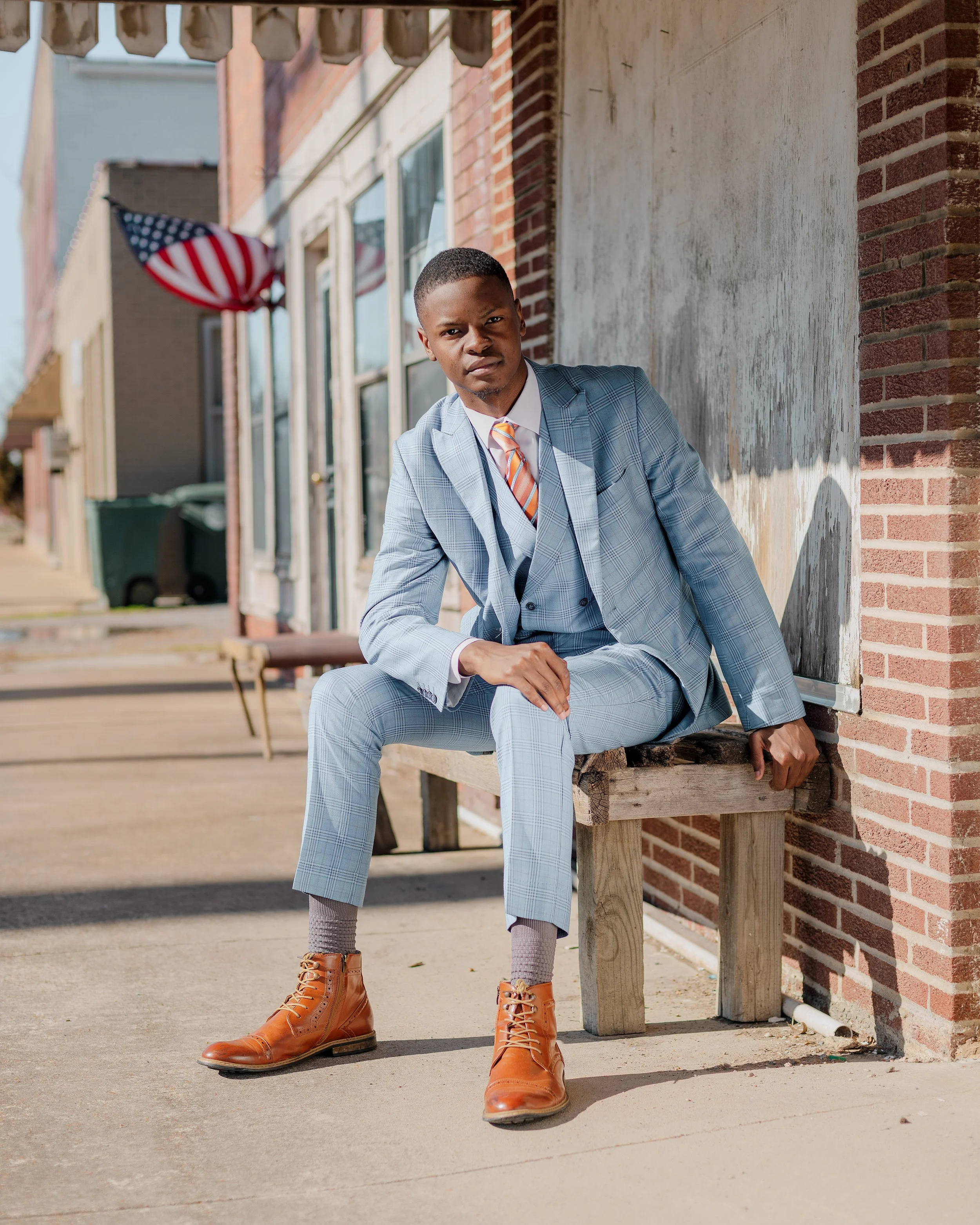 Jaylen Smith, the youngest mayor in the United States, photographed in Earle, Arkansas for The New York Times