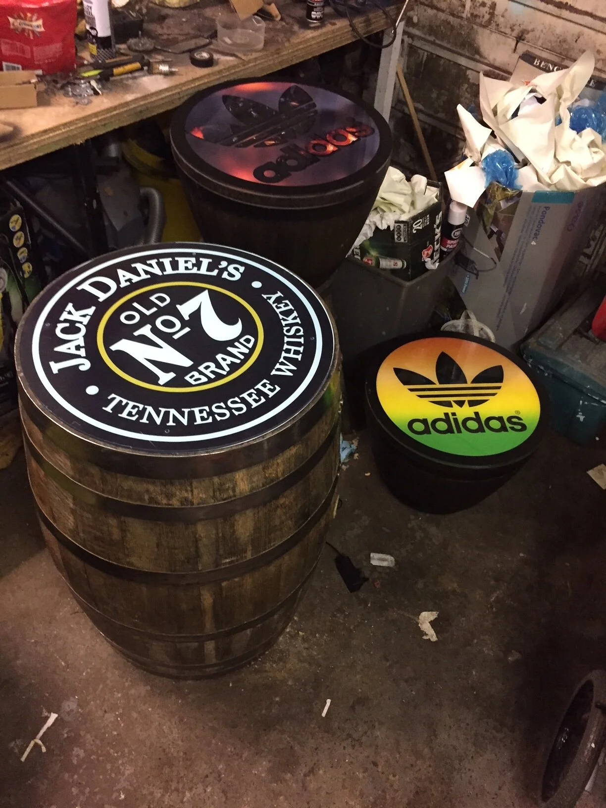 Ilumanated  jack daneils barrel