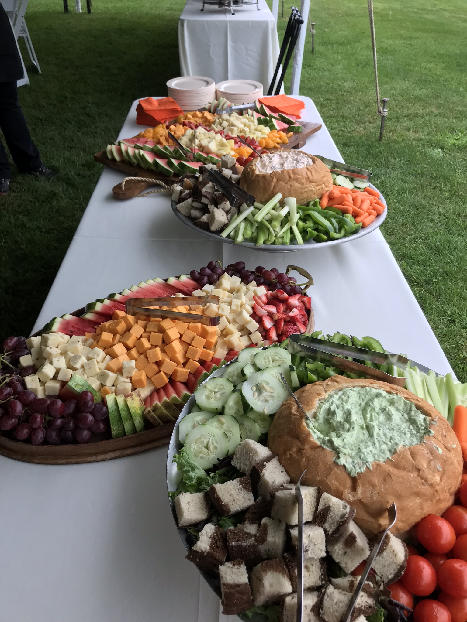 Backyard Tented Wedding, Wapwallopen