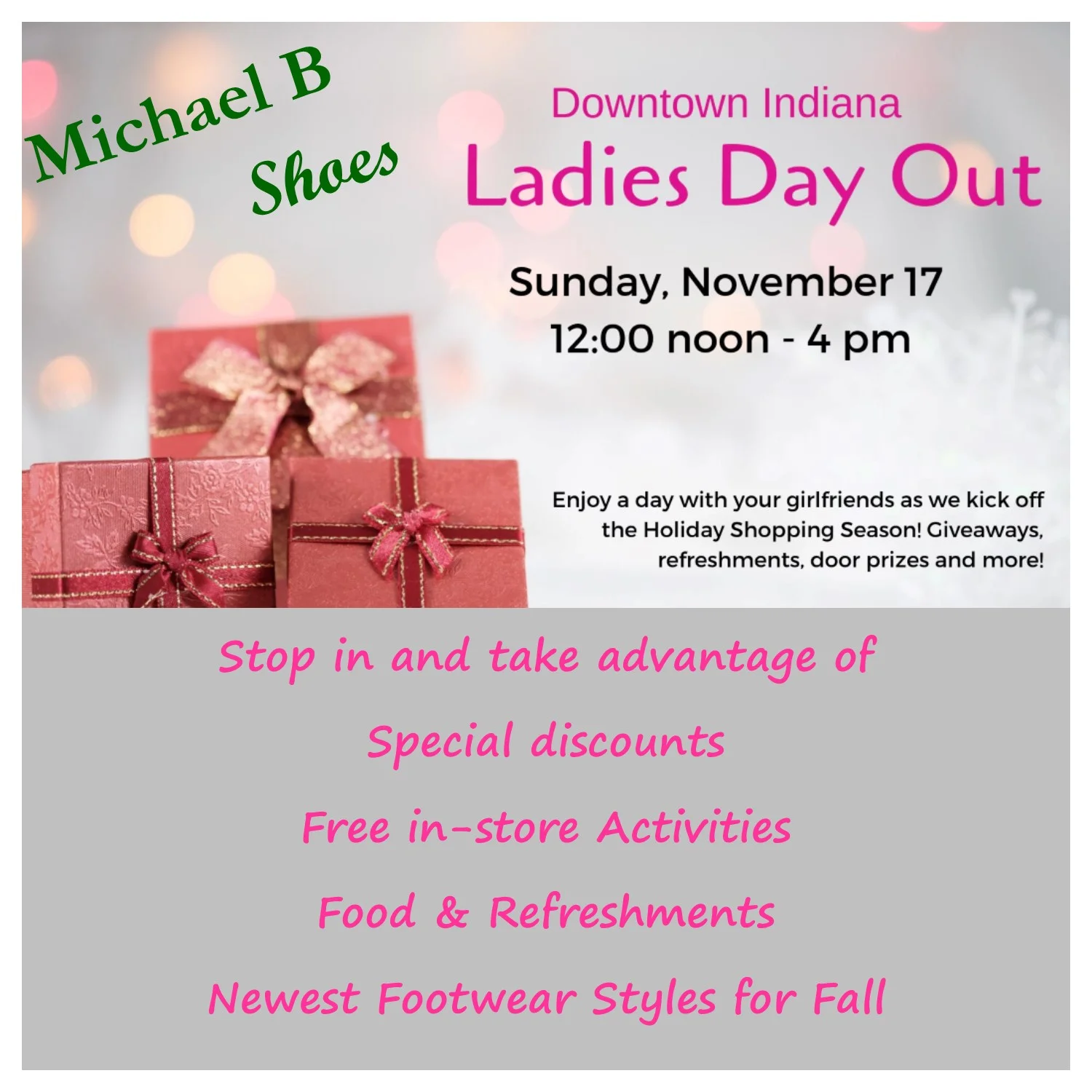Downtown Indiana Ladies Day Out