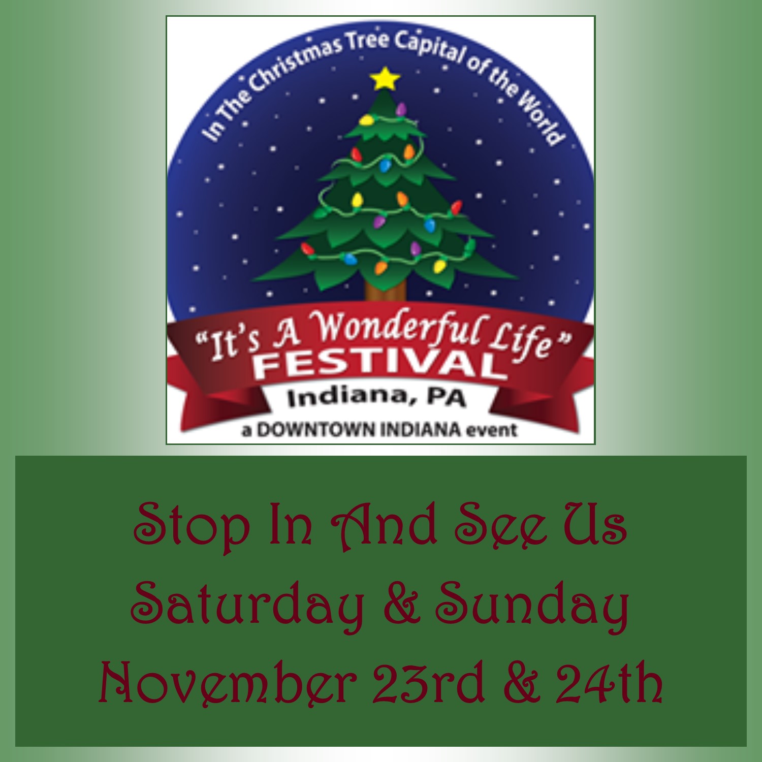 It's a Wonderful Life Festival Kickoff Event