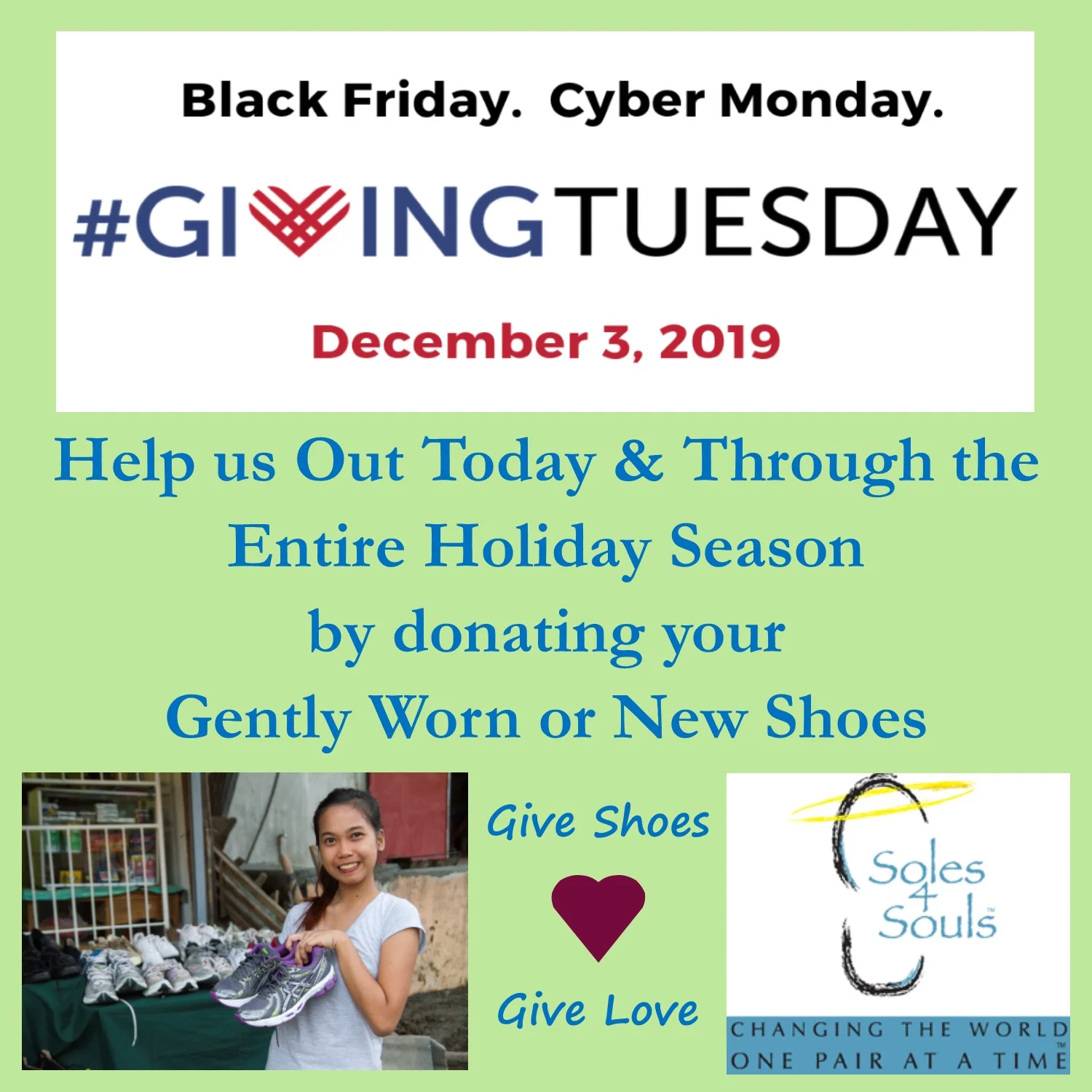 Giving Tuesday @ Michael B Shoes