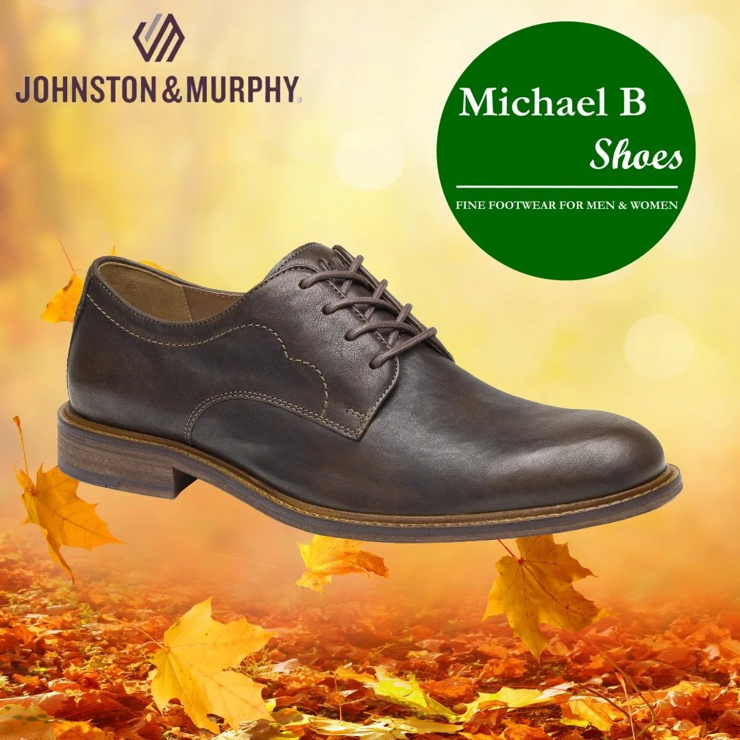 New men's shoes for fall are in.  Stop in and check out our new men's assortment.  You won't believe all that we have added.

#michaelb_shoes #loveyourshoes #johnstonandmurphyshoes  #mensshoes #yourfullserviceshoestore #downtownindianapa #indianapa #
