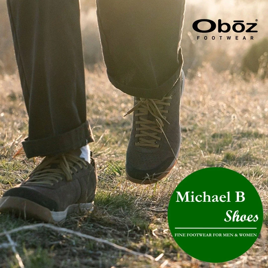 Planning that next big trip?  Don't leave without one of our best travel shoes from Oboz.

#michaelb_shoes  #loveyourshoes #obozfootwear  #yourfullserviceshoestore  #downtownindianapa  #indianapa  #professionalshoefitters  #shoedogs  #shoefit  #shopl