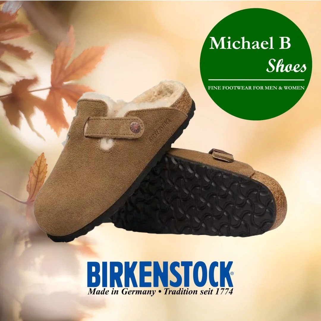 Cooler temps for your new Shearling Boston's from Birkenstock.

#michaelb_shoes  #loveyourshoes #birkenstock  #yourfullserviceshoestore  #downtownindianapa  #indianapa  #professionalshoefitters  #shoedogs  #shoefit  #shoplocal